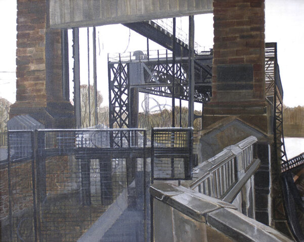 Old shiplifting device, Henrichenburg | 105 x 130 cm | acrylic on canvas