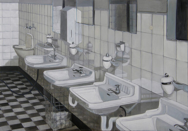 Lavabos | 70 x 100 cm | acrylic on canvas