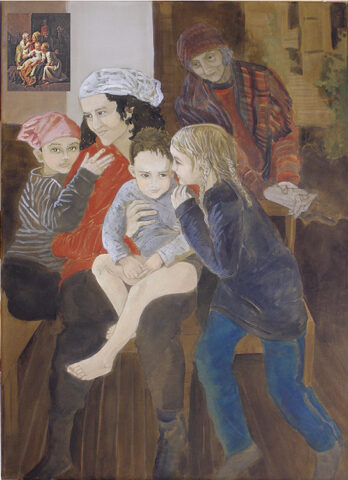 Quotation: A Grandmother's Joys after Waldmüller | 85 x 60 cm | acrylic on canvas