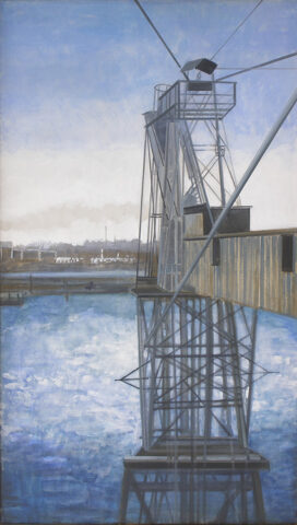 Duisburg Rhine Port | 105 x 60 cm | acrylic on canvas