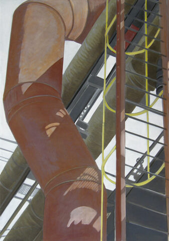 Tubes, Zollverein coking plant, Essen | 100 x 70 cm | acrylic on canvas