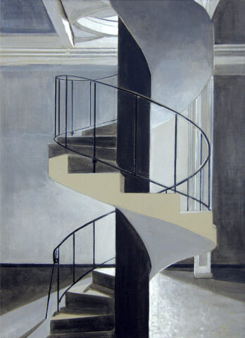 - Winding-stairs | 110 x 80 cm | acrylic on canvas