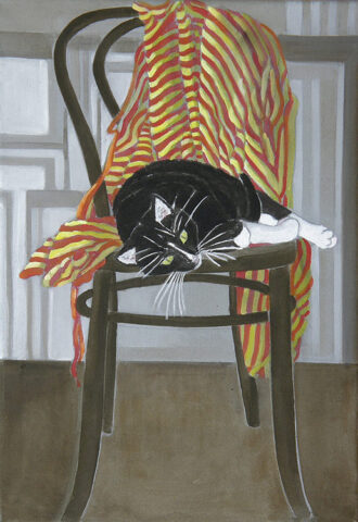 - SOLD - Dreaming of the tiger | 45 x 30 cm | acrylic on canvas