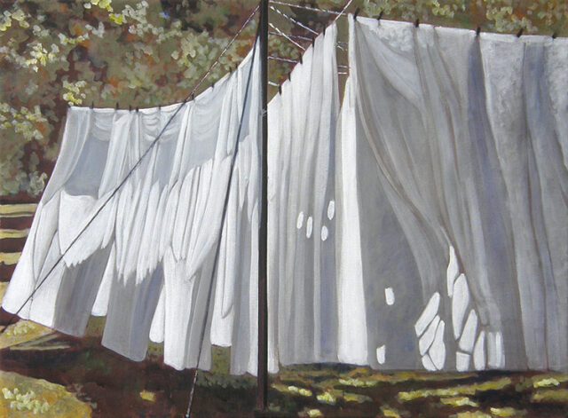 Laundry | 45 x 60 cm | acrylic on canvas