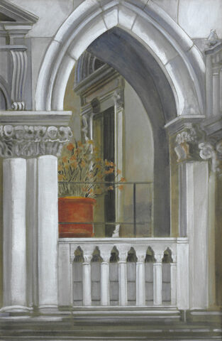 - SOLD - Court, the Doge`s Palais, Venice | 70 x 45 cm | acrylic on canvas