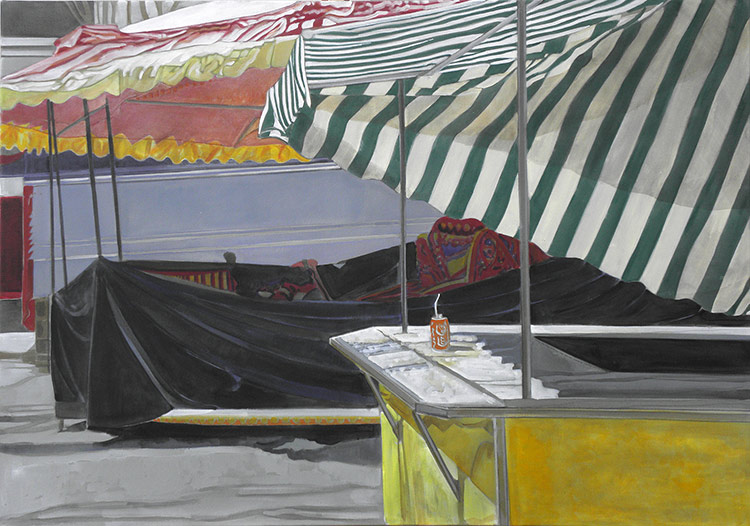 - VENDU - kermesse et cola | 80 x 115 cm | acrylique sur toile