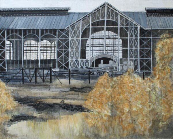 Machinery hall, pit Zollern II/IV, Dortmund | 80 x 100 cm | acrylic on canvas