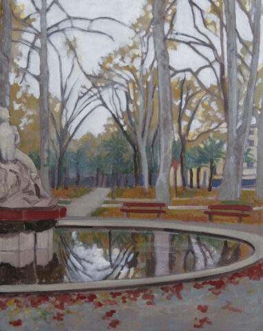 park view, Perpignan | 50 x 40 cm | acrylic on canvas