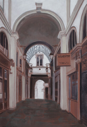 Vendôme passage, Paris | 80 x 55 cm | acrylic on canvas