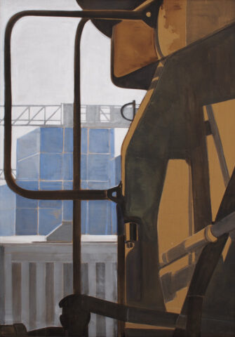 Containers in Port | 100 x 70 cm | acrylic on canvas