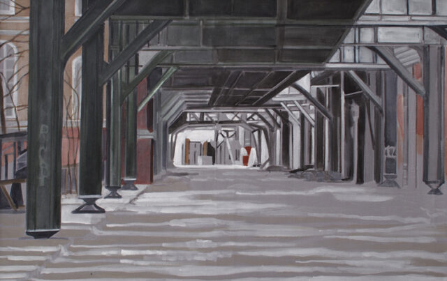A passage in Berlin | 60 x 100 cm | acrylic on canvas