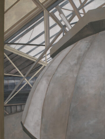 Attic view in Kunsthaus Zurich | 100 x 75 cm | acrylic on canvas